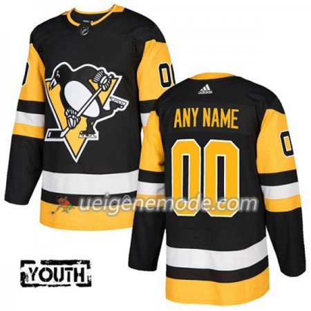 Kinder Eishockey Pittsburgh Penguins Custom Adidas 2017-2018 Schwarz Authentic